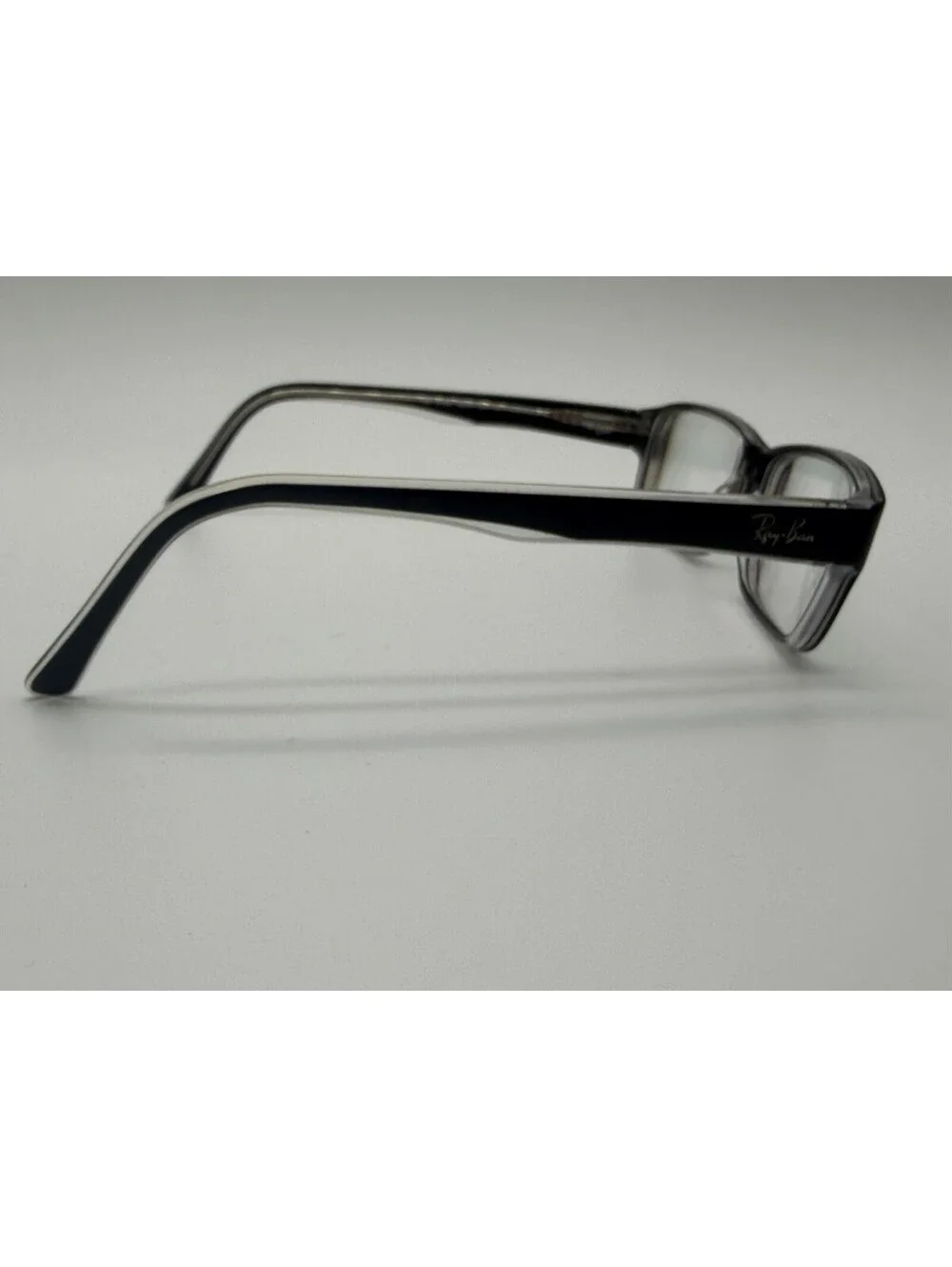 Ray-Ban RX5169 2034 54-16-140 Eyeglasses Frames Black Transparent W/ Case